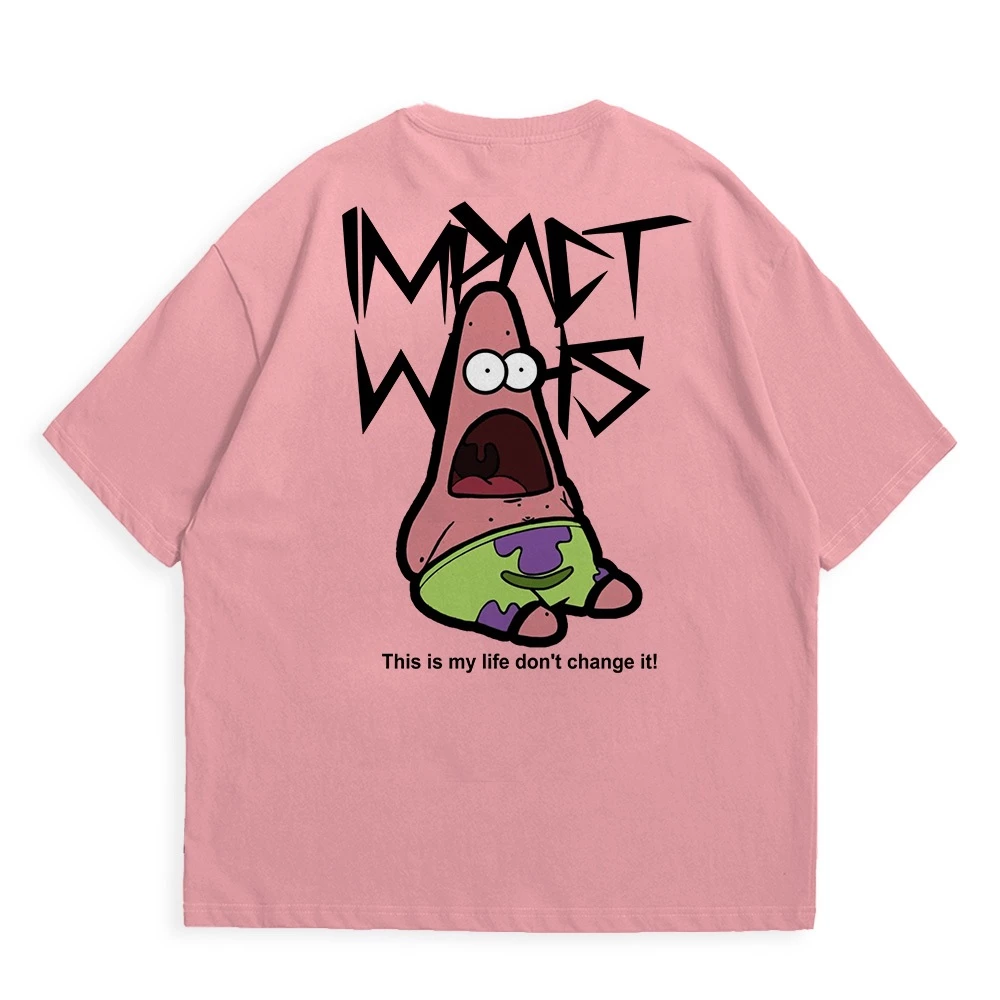 Kaos Oversize Unisex Lengan Pendek | T-shirt Oversize Impact wearhouse | PATRICKOS | Pria Wanita